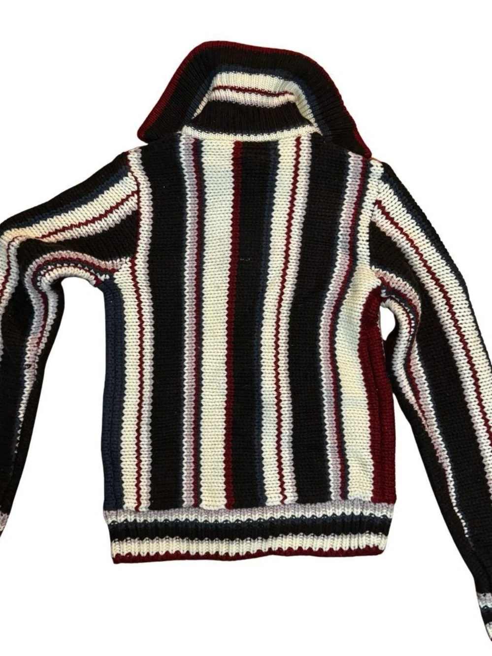 Killah by Miss Sixty Y2K Striped Chunky Knit Cardigan NWT Small